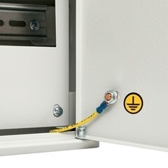 Щит распределительный навесной EKF PROxima ЩРН-18М металлический IP31 220х400х120 мм 18 модулей с замком - фото 9