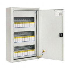 Щит распределительный навесной EKF PROxima ЩРН-36 металлический IP31 480х300х120 мм 36 модулей с замком - фото 11