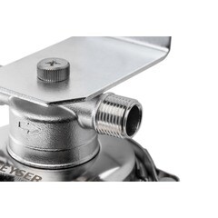 Корпус фильтра Гейзер Премьер для холодной и горячей воды нержавеющая сталь 10SL 1/2 НР(ш) х 1/2 НР(ш) серебро - фото 4