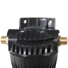 Корпус фильтра Гейзер для холодной и горячей воды пластик 10SL 1/2 НР(ш) х 1/2 НР(ш) черный - фото 2