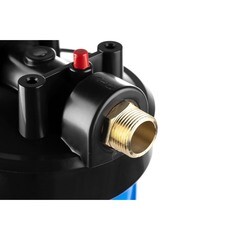 Корпус фильтра Гейзер для холодной воды пластик 20BB 1 НР(ш) х 1 НР(ш) синий - фото 7