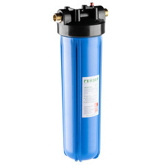 Корпус фильтра Гейзер для холодной воды пластик 20BB 1 НР(ш) х 1 НР(ш) синий
