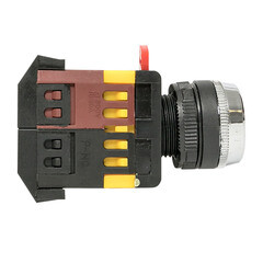 Кнопка плоская EKF PROxima ABLFS-22 230 В IP40 без фиксации с подсветкой красная (ablfs-22-r) - фото 7