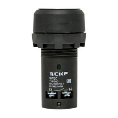 Кнопка плоская EKF PROxima SW2C-10D 230 В IP54 без фиксации с подсветкой зеленая (sw2c-md-g) - фото 6