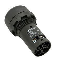 Кнопка плоская EKF PROxima SW2C-10D 230 В IP54 без фиксации с подсветкой красная (sw2c-md-r) - фото 2