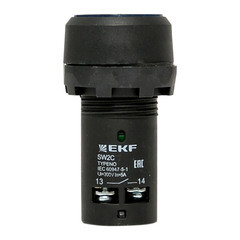 Кнопка плоская EKF PROxima SW2C-10D 230 В IP54 без фиксации с подсветкой синяя (sw2c-md-b) - фото 8