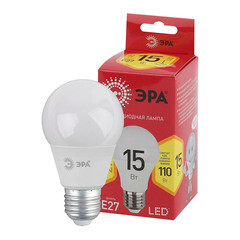 Лампа светодиодная Эра E27 2700К 15 Вт 1200 Лм 220-240 В груша А60 матовая - фото 2