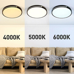 Светильник светодиодный накладной Эра Sance 3000-6500К 70 Вт 26 кв.м белый IP20 с пультом (Б0051098) - фото 5