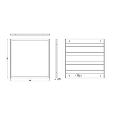 Светильник светодиодный для потолка армстронг Эра SPO-6-48-4K-M (4) SPO-6 4000К 48 Вт IP40 белый опал (Б0035359) - фото 2