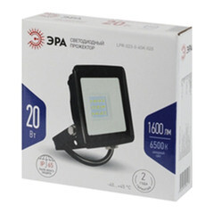 Прожектор светодиодный Эра LPR-02 6500К 20 Вт IP65 черный - фото 3