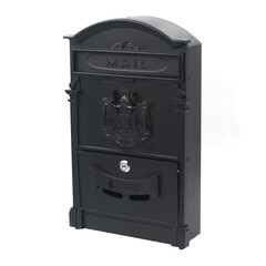 Ящик почтовый Аллюр №4010 с замком черный - фото 4