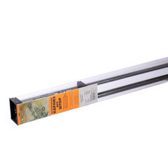 Карниз настенный металлический двухрядный круглый 160 см d20 мм серебро - фото 4