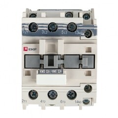 Контактор малогабаритный EKF PROxima КМЭ 380 В 32 А тип AC 1НО (ctr-s-32-380) - фото 4