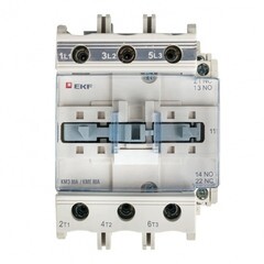 Контактор малогабаритный EKF PROxima КМЭ 380 В 80 А тип AC 1НО+1НЗ (ctr-s-80-380) - фото 3