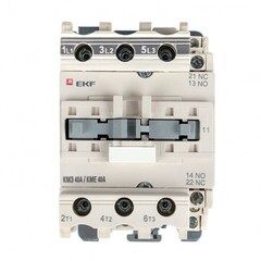 Контактор малогабаритный EKF PROxima 110 В 40 А тип AC 1НО+1НЗ (ctr-s-40-110) - фото 3