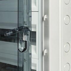 Щит распределительный навесной EKF PROxima ЩРН-ПГ-36 пластиковый IP65 625х345х155 мм 36 модулей прозрачная дверь серый - фото 5