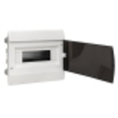 Щит распределительный встраиваемый EKF SlimBox PROxima ЩРВ-П-12 пластиковый IP41 230х285х90 мм 12 модулей прозрачная дверь серый - фото 5