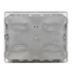 Щит распределительный встраиваемый EKF SlimBox PROxima ЩРВ-П-12 пластиковый IP41 230х285х90 мм 12 модулей прозрачная дверь серый - фото 3