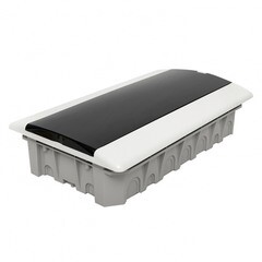 Щит распределительный встраиваемый EKF SlimBox PROxima ЩРВ-П-18 пластиковый IP41 230х395х100 мм 18 модулей прозрачная дверь серый - фото 6