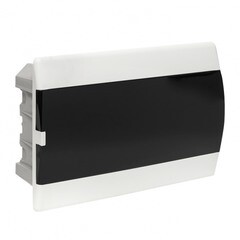 Изображение товара Щит распределительный встраиваемый EKF SlimBox PROxima ЩРВ-П-18 пластиковый IP41 230х395х100 мм 18 модулей прозрачная дверь серый