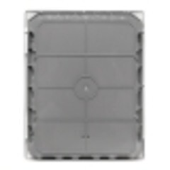 Щит распределительный встраиваемый EKF SlimBox PROxima ЩРВ-П-24 пластиковый IP41 366х295х100 мм 24 модуля прозрачная дверь серый - фото 2