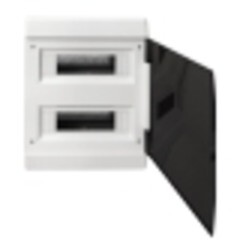 Щит распределительный встраиваемый EKF SlimBox PROxima ЩРВ-П-24 пластиковый IP41 366х295х100 мм 24 модуля прозрачная дверь серый - фото 6