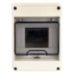 Щит распределительный навесной EKF PROxima ЩРН-ПГ-5 пластиковый IP65 155х119х89 мм 5 модулей прозрачная дверь серый - фото 2