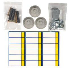 Щит распределительный навесной EKF Basic ЩРН-24 металлический IP54 395х310х120 мм 24 модуля с замком - фото 4