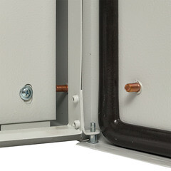 Щит распределительный навесной EKF Basic ЩРН-36 металлический IP54 520х310х120 мм 36 модулей с замком - фото 6