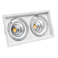 Изображение товара Светильник встраиваемый светодиодный белый 18 Вт 4000К IP40 Эра SKD-1 (SKD-12-36-40K-W09)