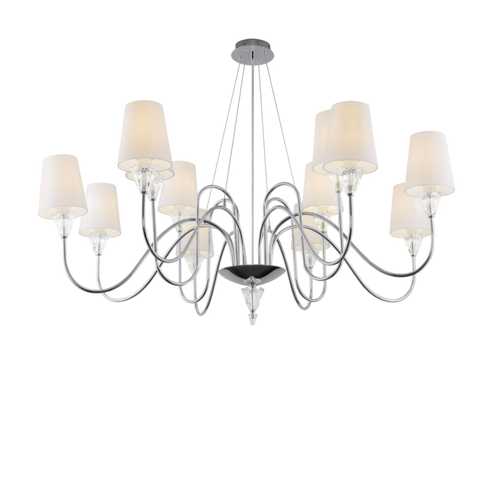 Изображение товара Люстра потолочная Maytoni Florero E14 480 Вт 45 кв.м (MOD078PL-12CH)