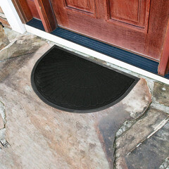 Коврик противоскользящий Таллин 50х80 см влаговпитывающий черный - фото 2