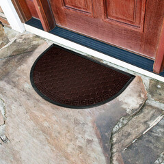 Коврик противоскользящий Афины 50х80 см влаговпитывающий коричневый - фото 2