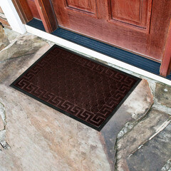 Коврик противоскользящий Афины 60х90 см влаговпитывающий коричневый - фото 2