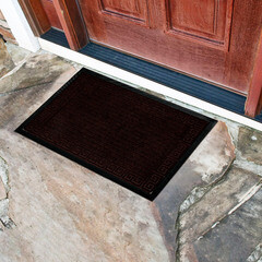 Коврик противоскользящий Бургунь 40х60 см влаговпитывающий коричневый - фото 2