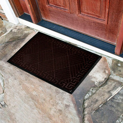 Коврик противоскользящий Родорс 60х90 см влаговпитывающий коричневый - фото 2