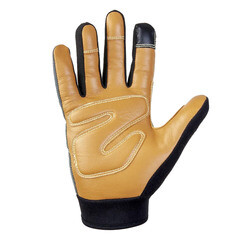 Перчатки кожаные виброзащитные Jeta Safety коричневые 9 (L) (JAV06) - фото 6