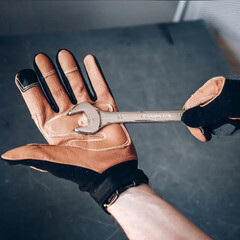 Перчатки кожаные виброзащитные Jeta Safety коричневые 9 (L) (JAV06) - фото 3