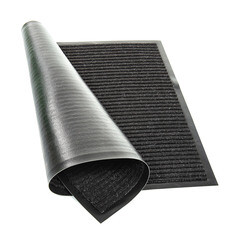 Коврик универсальный влаговпитывающий ПВХ Стандарт 80х50 см серый - фото 2