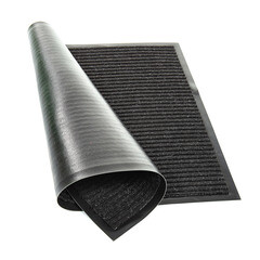 Коврик универсальный влаговпитывающий ПВХ Стандарт 90х60 см серый - фото 2