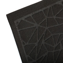 Коврик универсальный влаговпитывающий ПВХ Холл 60х40 см черный - фото 2