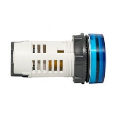 Лампа сигнальная EKF PROxima AD16-22HS 24 В IP65 синяя (10 шт.) (ledm-ad16-b-24-65) - фото 2