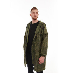 Плащ влагозащитный унисекс полиэстер с ПВХ покрытием Water Way 52-54 (XXL) рост 170-176 см зеленый (118798) - фото 4