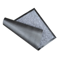 Коврик универсальный влаговпитывающий ПВХ 90х60 см серый - фото 3