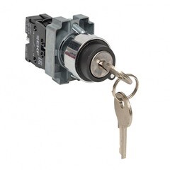 Переключатель EKF PROxima BG21 660 В 1NO IP65 2P с фиксацией с замком черный (xb2-bg21) - фото 6