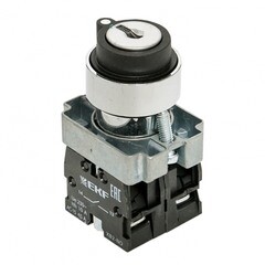Переключатель EKF PROxima BG33 660 В 2NO IP65 3P с фиксацией с замком черный (xb2-bg33) - фото 4