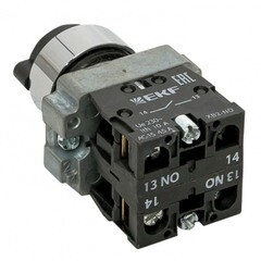 Переключатель EKF PROxima BG33 660 В 2NO IP65 3P с фиксацией с замком черный (xb2-bg33) - фото 5