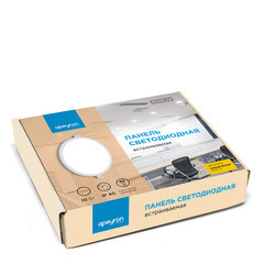 Светильник встраиваемый светодиодный белый 10 Вт 2700К IP40 Apeyron (06-17) - фото 2