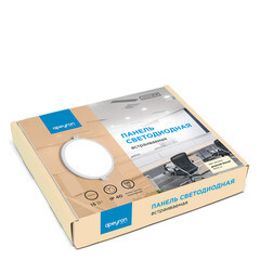 Светильник встраиваемый светодиодный белый 15 Вт 4500К IP40 Apeyron (06-20) - фото 2
