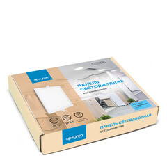 Светильник встраиваемый светодиодный белый 15 Вт 6500К IP40 Apeyron (06-59) - фото 2